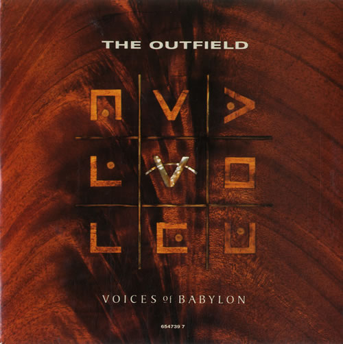 The Outfield Voices Of Babylon 7" vinyl single (7 inch record / 45) UK OFD07VO547299