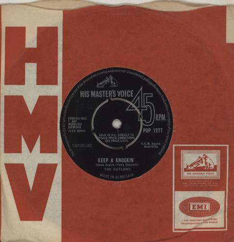 The Outlaws (UK) Keep A Knockin' 7" vinyl single (7 inch record / 45) UK TXO07KE546490