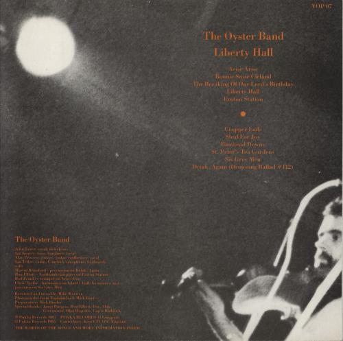 The Oyster Band Liberty Hall vinyl LP album (LP record) UK OAALPLI602329