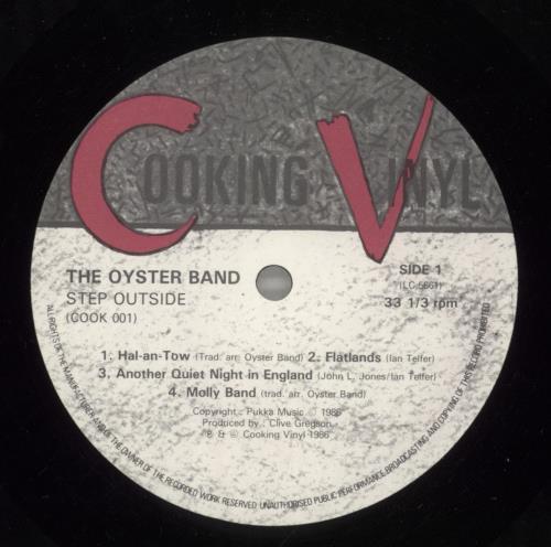 The Oyster Band Step Outside vinyl LP album (LP record) UK OAALPST402018