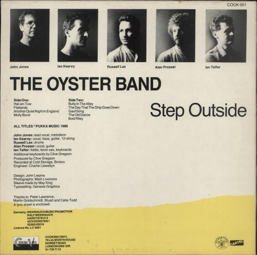 The Oyster Band Step Outside vinyl LP album (LP record) UK OAALPST402018