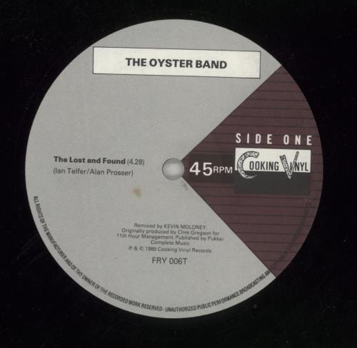 The Oyster Band The Lost And Found 12" vinyl single (12 inch record / Maxi-single) UK OAA12TH402114