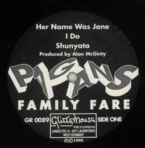 The Pagans Family Fare 12" vinyl single (12 inch record / Maxi-single) German WVM12FA867650