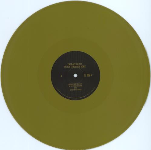 The Paper Kites On The Train Ride Home/On The Corner Where You Live - Gold & Silver Vinyl 2-LP vinyl record set (Double LP Album) UK 3XN2LON773570