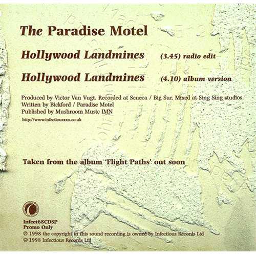 The Paradise Motel Hollywood Landmines CD single (CD5 / 5") UK PDMC5HO409449