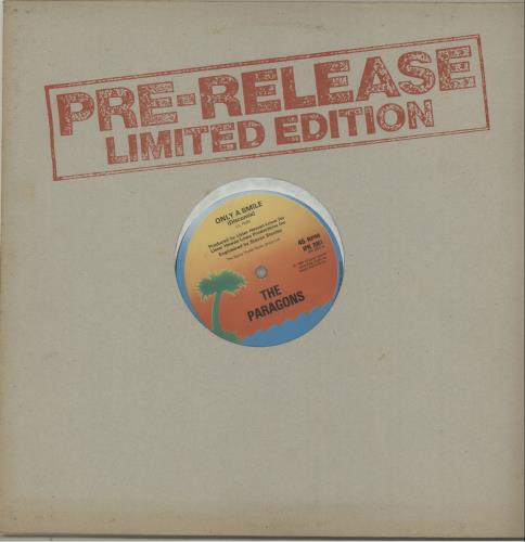 The Paragons Only A Smile 12" vinyl single (12 inch record / Maxi-single) UK X1K12ON657425
