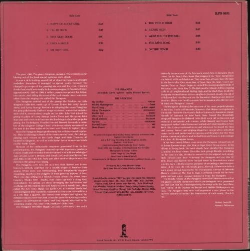 The Paragons The Paragons vinyl LP album (LP record) UK X1KLPTH740315