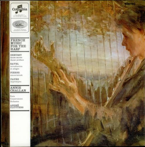 The Paris Conservatoire Orchestra French Music for the Harp vinyl LP album (LP record) UK X0RLPFR539134
