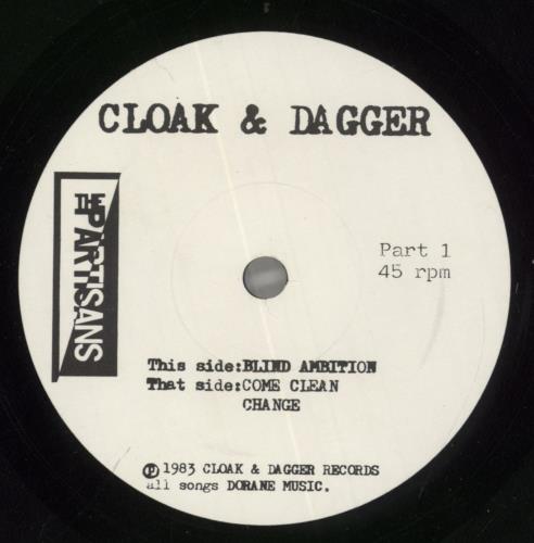 The Partisans Blind Ambition 7" vinyl single (7 inch record / 45) UK PNX07BL857931