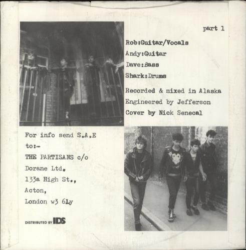 The Partisans Blind Ambition 7" vinyl single (7 inch record / 45) UK PNX07BL857931