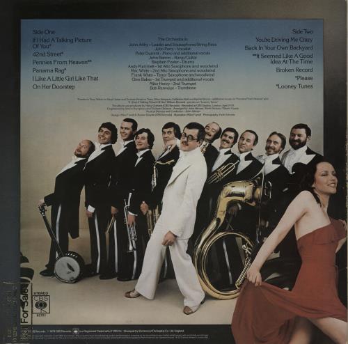 The Pasadena Roof Orchestra A Talking Picture - Gold promo stamped vinyl LP album (LP record) UK OOQLPAT754363