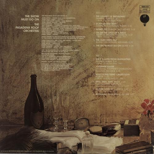 The Pasadena Roof Orchestra The Show Must Go On vinyl LP album (LP record) German OOQLPTH754366