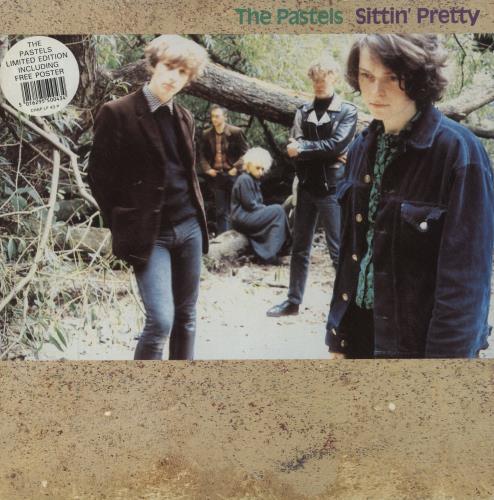The Pastels Sittin' Pretty + poster - EX vinyl LP album (LP record) UK PELLPSI868939