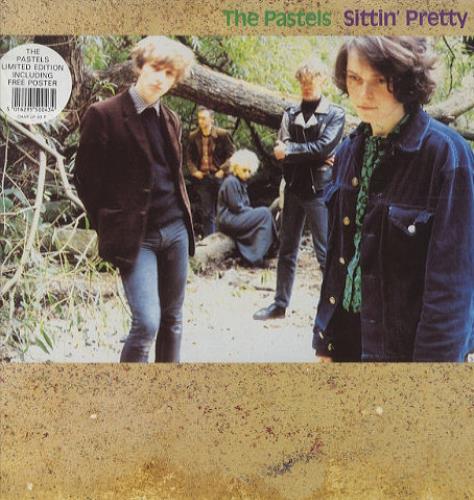 The Pastels Sittin' Pretty + poster vinyl LP album (LP record) UK PELLPSI443033