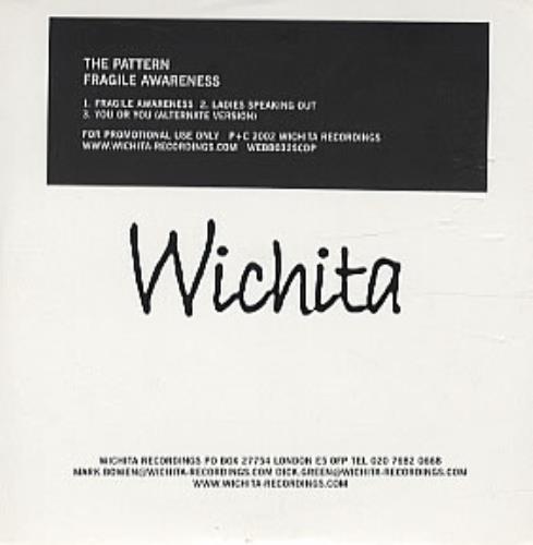 The Pattern Fragile Awareness CD single (CD5 / 5") UK T.PC5FR238018