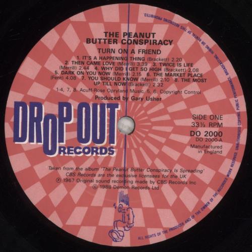 The Peanut Butter Conspiracy Turn On A Friend vinyl LP album (LP record) UK PF1LPTU756003