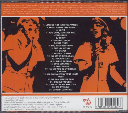 The Pearls A String Of Pearls CD album (CDLP) UK T8PCDAS774114