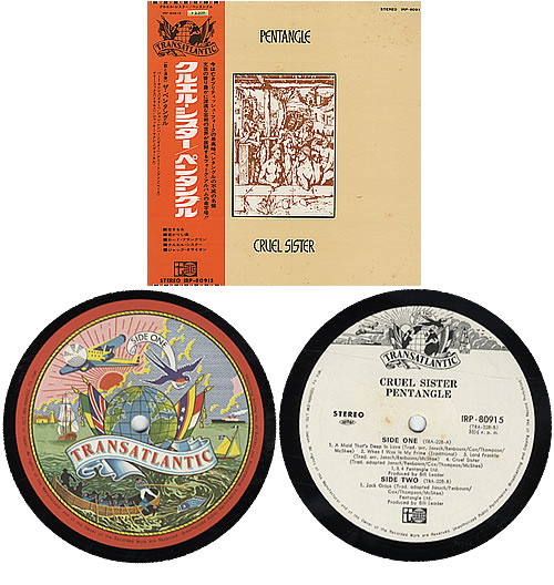 The Pentangle Cruel Sister vinyl LP album (LP record) Japanese PNTLPCR303396