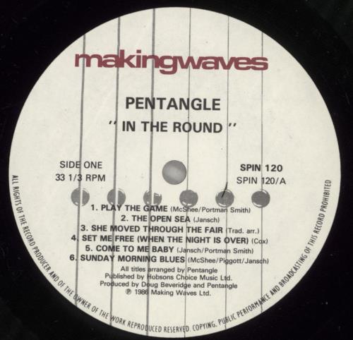 The Pentangle In The Round vinyl LP album (LP record) UK PNTLPIN647211