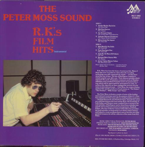 The Peter Moss Sound R. K.'s Film Hits (Instrumental) vinyl LP album (LP record) UK 4MELPRK788480