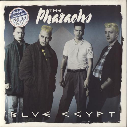 The Pharaohs Blue Egypt - Price sticker vinyl LP album (LP record) UK 6QGLPBL830022