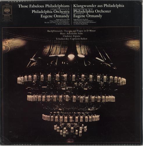 The Philadelphia Orchestra Those Fabulous Philadelphians vinyl LP album (LP record) UK XJ7LPTH641908