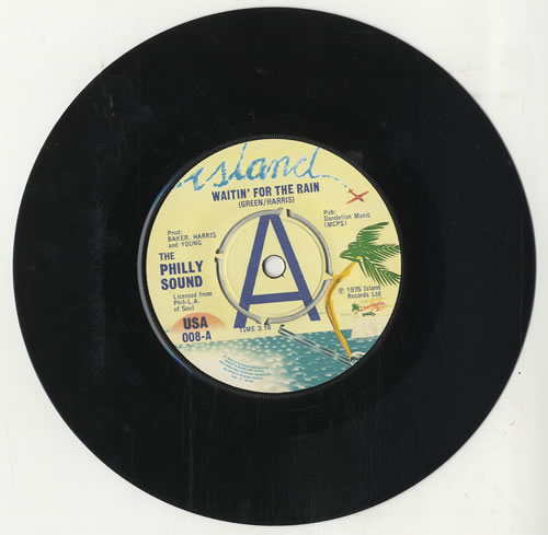 The Philly Sound Waitin' For The Rain 7" vinyl single (7 inch record / 45) UK P1S07WA451308
