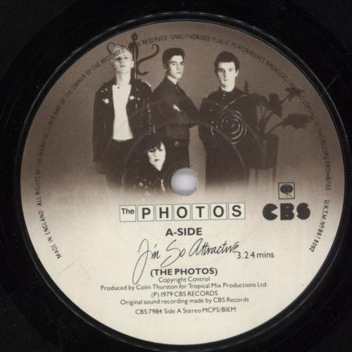 The Photos I'm So Attractive 7" vinyl single (7 inch record / 45) UK OTS07IM559042