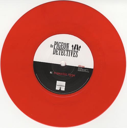 The Pigeon Detectives Romantic Type - Red Vinyl 7" vinyl single (7 inch record / 45) UK TQ107RO391186