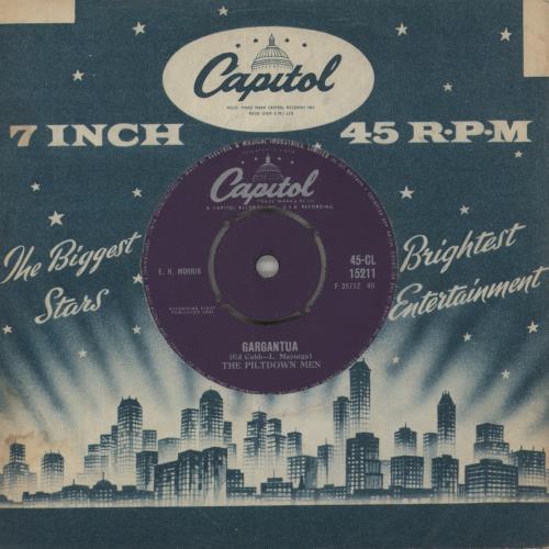 The Piltdown Men Gargantua 7" vinyl single (7 inch record / 45) UK PMQ07GA850958