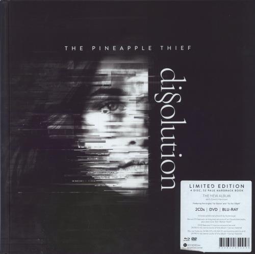 The Pineapple Thief Dissolution: Ear Book 3-disc CD/DVD Set UK XS43DDI796746