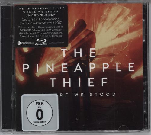 The Pineapple Thief Where We Stood + Blu-Ray 2-disc CD/DVD set UK XS42DWH789788