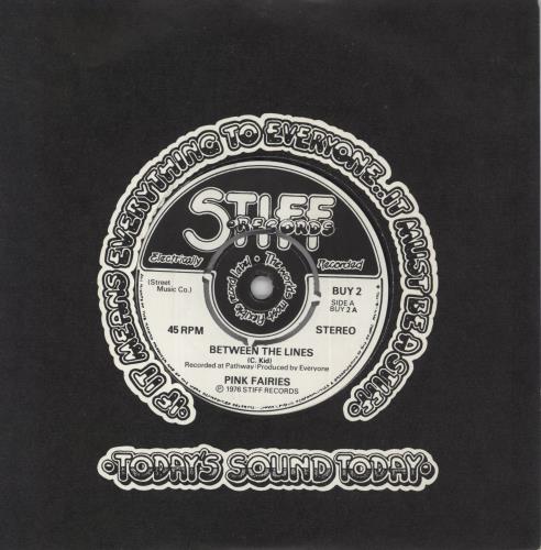 The Pink Fairies Between The Lines - 4-Pr 7" vinyl single (7 inch record / 45) UK PFA07BE819720