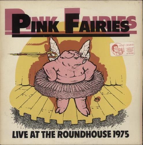 The Pink Fairies Live At The Roundhouse 1975 - Pink Transparent Vinyl vinyl LP album (LP record) UK PFALPLI866027