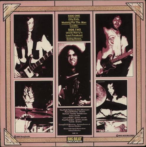 The Pink Fairies Live At The Roundhouse 1975 - Pink Transparent Vinyl vinyl LP album (LP record) UK PFALPLI866027