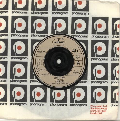 The Pioneers (Reggae) Broken Man 7" vinyl single (7 inch record / 45) UK 7PI07BR689546