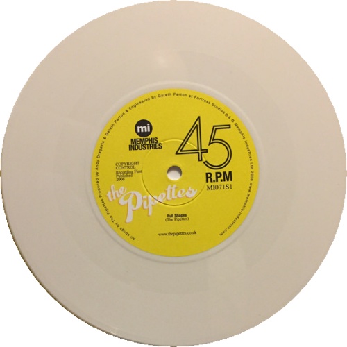 The Pipettes Pull Shapes - White Vinyl 7" vinyl single (7 inch record / 45) UK TP607PU364483
