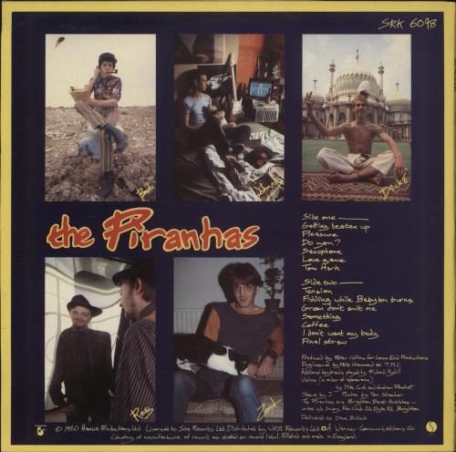 The Piranhas The Piranhas - stickered vinyl LP album (LP record) UK TPILPTH278637