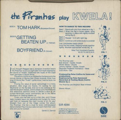 The Piranhas The Piranhas Play Kwela! 7" vinyl single (7 inch record / 45) UK TPI07TH317517