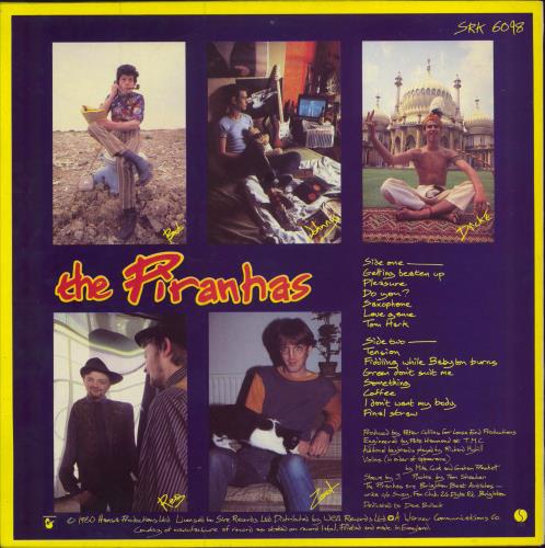 The Piranhas The Piranhas vinyl LP album (LP record) UK TPILPTH784647