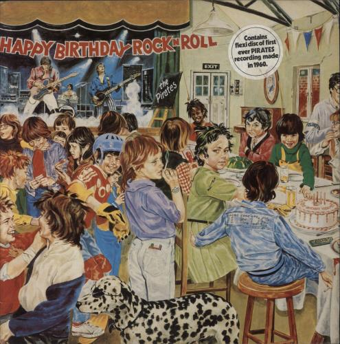 The Pirates Happy Birthday Rock�N�Roll + flexi vinyl LP album (LP record) UK IRALPHA654771