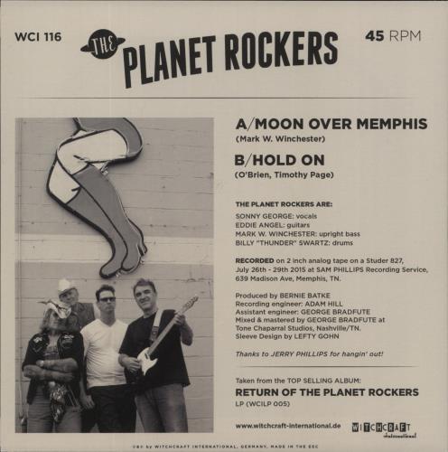 The Planet Rockers Moon Over Memphis 7" vinyl single (7 inch record / 45) German 7YU07MO845108