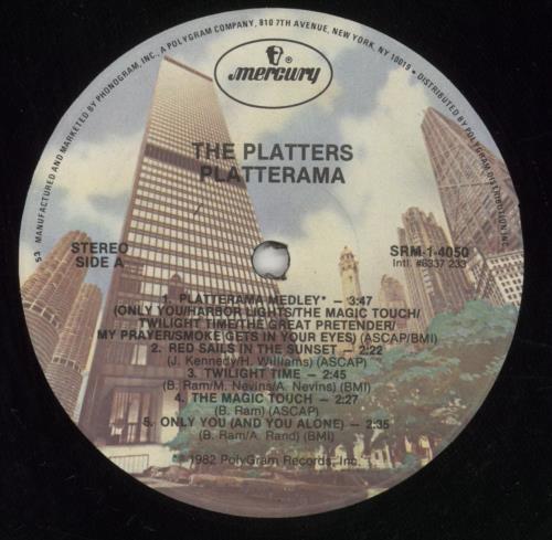The Platters Platterama vinyl LP album (LP record) US TTSLPPL418268