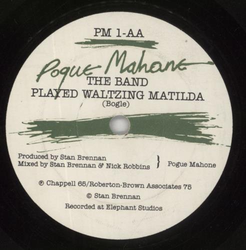 The Pogues Dark Streets Of London 7" vinyl single (7 inch record / 45) UK POG07DA79599