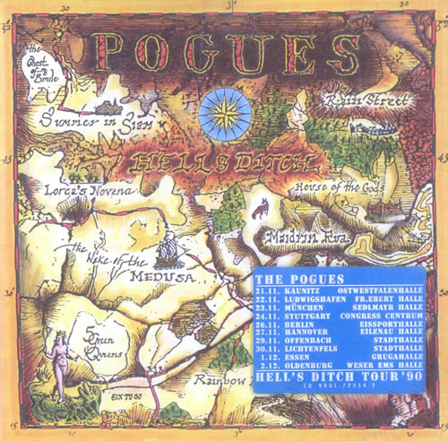 The Pogues Hell's Ditch CD album (CDLP) German POGCDHE499953