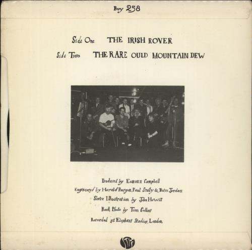 The Pogues The Irish Rover 7" vinyl single (7 inch record / 45) UK POG07TH65990