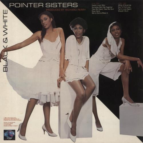 The Pointer Sisters Black & White vinyl LP album (LP record) UK TPSLPBL290283