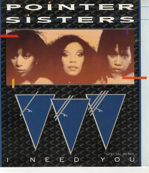 The Pointer Sisters I Need You 12" vinyl single (12 inch record / Maxi-single) UK TPS12IN563854