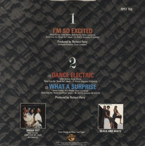 The Pointer Sisters I'm So Excited 12" vinyl single (12 inch record / Maxi-single) UK TPS12IM393173