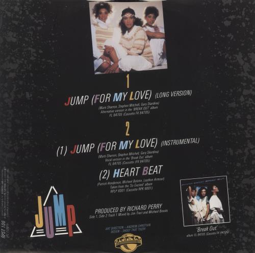 The Pointer Sisters Jump 12" vinyl single (12 inch record / Maxi-single) UK TPS12JU239498